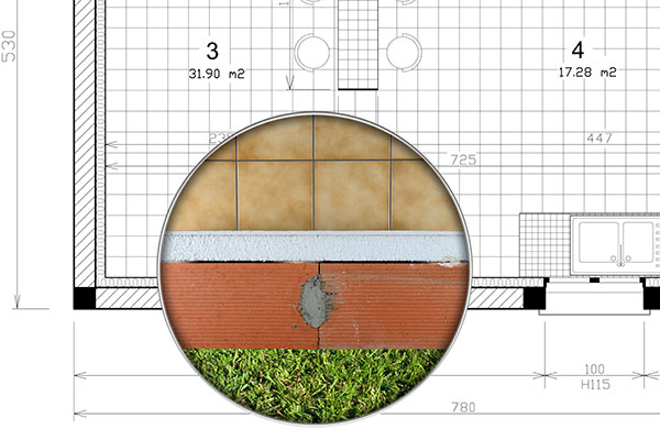 Composition d'un mur de maison